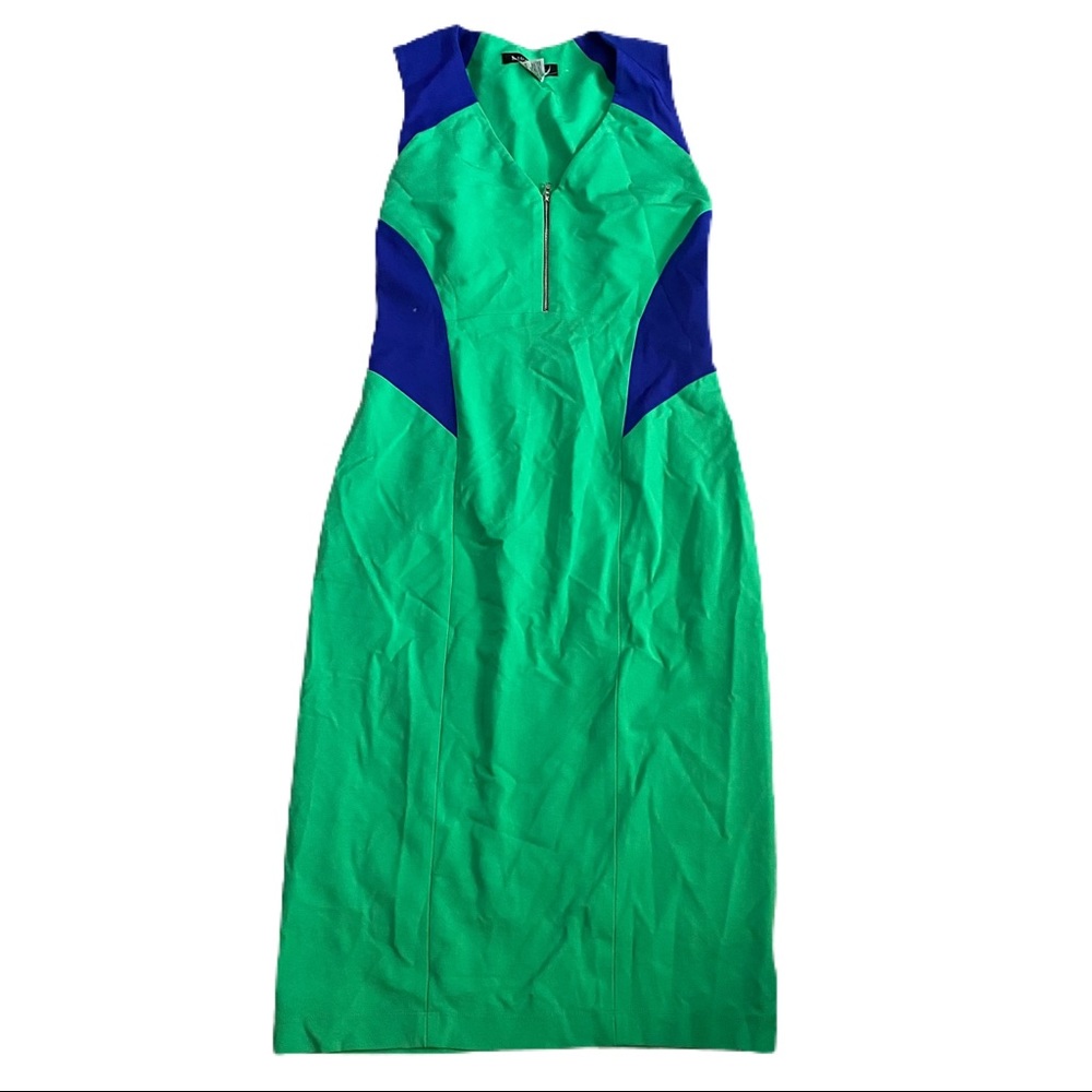 Lida Baday Color Block Midi Dress - image 1